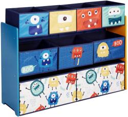 Ginger Home Organizator etajeră pentru jucării și cărți Ginger Home - Monster, cu 9 cutii (TF6061)