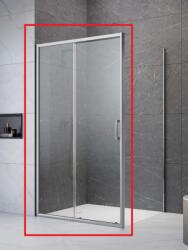 Radaway Premium Pro KDJ szögletes zuhanykabin ajtó része balos, 100 cm, króm 1015100-01-01L (1015100-01-01L)