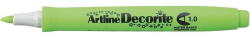 Artline Marker ARTLINE Decorite, varf rotund 1.0mm - vernil (EDF-1-YGR)