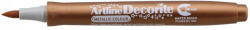 Artline Marker ARTLINE Decorite, varf flexibil (tip pensula) - bronz (EDFM-F-BZ)