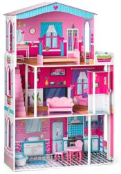Woodyland Casa de papusi din lemn Woody - Mirabella, cu mobilier si lift (91165) Casuta papusi