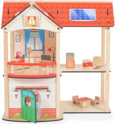 Moni Casă de păpuși din lemn Moni Toys - Elly (109624) Casuta papusi