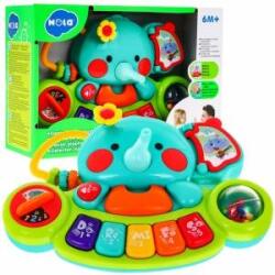 HOLA Musical piano elephant colorful toy ZA3008