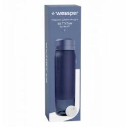 WESSPER Tritan water filtration bottle WESSPER 1000ml navy blue
