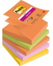 Post-it 3M Sticky Notes Post-it® Super Sticky Z-Notes, BOOST, 76x76mm, 5x90 cards