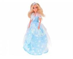 Jokomisiada Anlily Snow White Doll in a Blue Dress with Snowflakes ZA5702