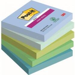 Post-it 3M Post-it® Super Sticky Notes, OASIS, 76x76mm, 5x90 cards