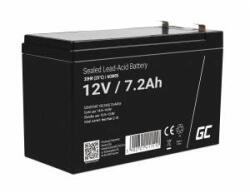 Green Cell Rechargeable battery AGM 12V 7.2Ah Maintenancefree for UPS ALARM