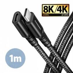 AXAGON USB-C USB Cable - USB-C 1 m Black (BUCM32-CF10AB)