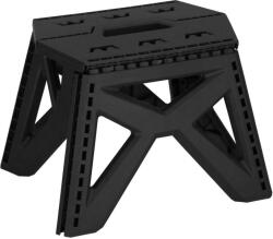 Brius Scaun inaltator multifunctional tip scara, 100 kg, compact, cu maner, 23x31x23 cm, negru (HA-7486)