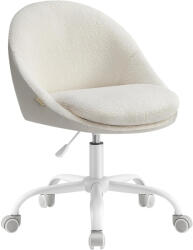 Brius Scaun de birou ergonomic, inaltime reglabila, 60x60x(80-90) cm, bej (EZ-OBG020W01)