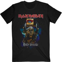 Iron Maiden Holy Smoke Space Triangle Black L Ing (IMTEE116MB03)