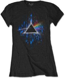 Pink Floyd Dark Side of the Moon Blue Splatter Black L Női Ing (GDAPFTS01LB03)