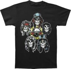 Guns N' Roses Vintage Heads Black XL Ing (GNRTS06MB04)