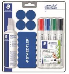 STAEDTLER Marker pentru tablă albă, 2 mm, vârf conic, STAEDTLER „Lumocolor® Set 613 S, 10 bucăți