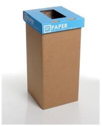 RECOBIN Coș de gunoi pentru deșeuri sortate, reciclat, descriere în limba engleză, 20 l, RECOBIN "Mini", albastru Cos de gunoi