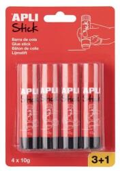 APLI Lipici stick, 10 g, pachet 3+1, APLI, 4 buc