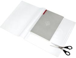 Panta Plast Copertă de carte, transparentă, margini reglabile, bandă autoadezivă, 550x310 mm, PANTA PLAST, 10 buc