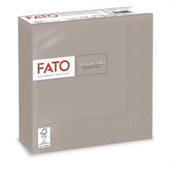 FATO Șervețele, pliate 1/4, 33x33 cm, FATO "Smart Table", gri închis, 50 buc
