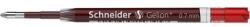 Schneider Rezervă pentru pix cu gel, 0, 4 mm, SCHNEIDER "Gelion +", roșie