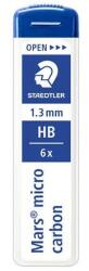 STAEDTLER Mină grafit, HB, 1, 3 mm, STAEDTLER "Mars Micro Carbon250", 6 buc