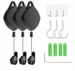 Stradour Set of 3 pieces of hook brackets for suspending VR goggle cables - mallbg