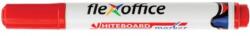FlexOffice Marker pentru tablă albă, 2, 5 mm, vârf conic, FLEXOFFICE "WB03", roșu, 12 buc