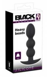 Black Velvets Intimate Beads 145g Silicone Soft Touch Black 13.3cm