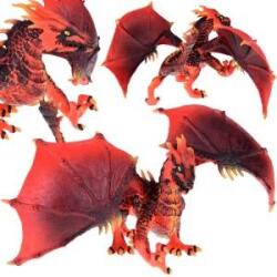 Jokomisiada Red Dragon Figurine Majestic dragon with movable wings ZA5021
