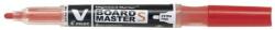 Pilot Marker pentru tablă albă, 1, 3 mm, EF, vârf conic, PILOT "V Board Master", roșu