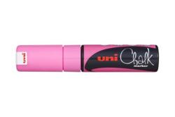 uni Marker cu cretă, 8 mm, UNI "PWE-8K", roz fluorescent