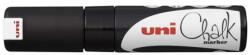 uni Marker cu cretă, 8 mm, UNI "PWE-8K", negru