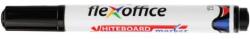 FlexOffice Marker pentru tablă albă, 2, 5 mm, vârf conic, FLEXOFFICE "WB03", negru, 12 buc