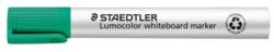 STAEDTLER Marker pentru tablă albă și flipchart, vârf teșit, STAEDTLER "Lumocolor 351 B", verde