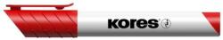 Kores Marker pentru tablă albă și flipchart, 3 mm, vârf conic, KORES "K-Marker XW1", roșu