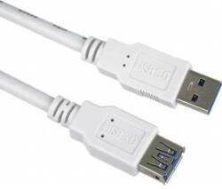 PremiumCord USB 3.0 Extension Cable Super-speed 5Gbps A-A, MF, 9-pin, 3m, white