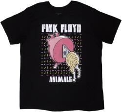 Pink Floyd Animals Cartoons (Back Print) Black M Ing (PFTEE194MB02)