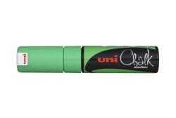 uni Marker cu cretă, 8 mm, UNI "PWE-8K", verde fluorescent