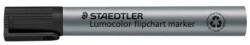 STAEDTLER Marker flipchart, 2 mm, vârf conic, STAEDTLER "Lumocolor 356", negru
