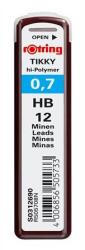 rOtring Mină de grafit, HB, 0, 7 mm, ROTRING, 12 buc