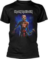 Iron Maiden Axe Eddie Book of Souls European Tour V. 2 (Back Print) Black XL Ing (IMTEE65MB04)