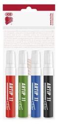 ICO Markere pentru flipchart, set, 1-3 mm, vârf conic, ICO "Artip 11", 4 culori diferite, 4 buc