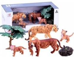 Jokomisiada ANIMALS SAFARI SERIES Tiger Family Figurine Set COLLECTION ZA2990