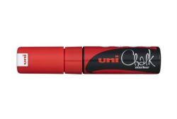 uni Marker cretă, 8 mm, UNI "PWE-8K", roșu fluorescent