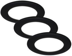 Briloner - 3 darabos szett fürdőszobai süllyesztett lámpatest FLAT LED/6W/230V IP44 7115-435 (BL1284)