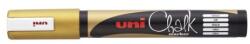 uni Marker cu cretă, 1, 8-2, 5 mm, UNI "PWE-5M", auriu