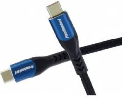 PremiumCord USB-C cable (USB 3.2 GEN 2x2, 5A, 100W, 20Gbit/s) 1m, cotton braid