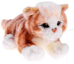 Bensia Red cat mascot, lying kitten, 30 cm, plush toy 13736