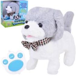 Jokomisiada Interactive Plush Dog CHARLIE Walks Barks Whines + remote control ZA5362