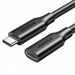 Ugreen USB Type C 3.1 Gen2 Male to Female Cable Nickel Plating 1m (Black)